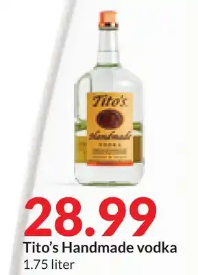 Hy-Vee Tito's Handmade vodka offer