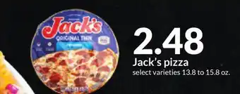 Hy-Vee Jack's pizza offer