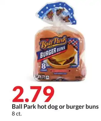 Hy-Vee Ball Park hot dog or burger buns offer