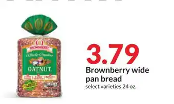 Hy-Vee Brownberry wide pan bread offer