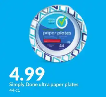 Hy-Vee Simply Done ultra paper plates offer