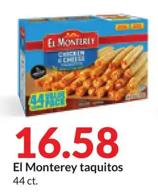 Hy-Vee El Monterey taquitos offer