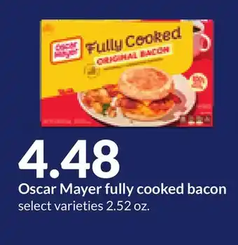 Hy-Vee Oscar Mayer fully cooked bacon offer