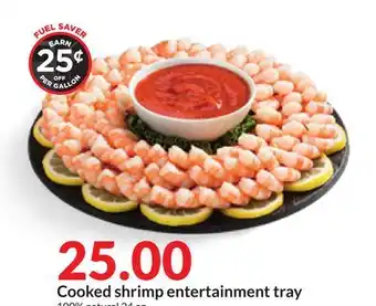 Hy-Vee Cooked shrimp entertainment tray offer