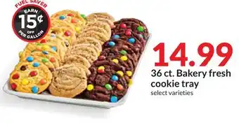 Hy-Vee 36 ct. Bakery fresh cookie tray offer