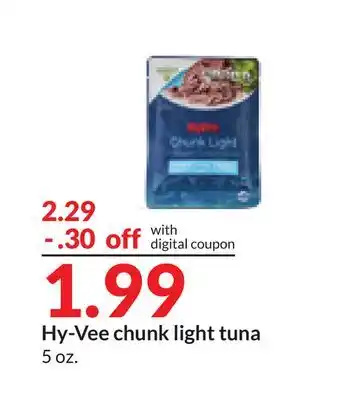 Hy-Vee Hy-Vee chunk light tuna offer