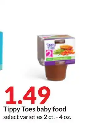 Hy-Vee Tippy Toes baby food offer