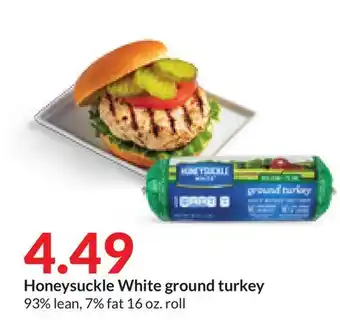 Hy-Vee Honeysuckle White ground turkey offer