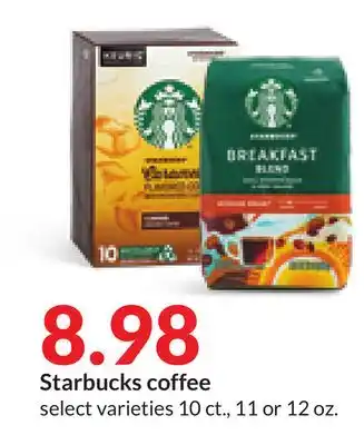 Hy-Vee Starbucks coffee offer