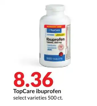 Hy-Vee TopCare ibuprofen offer