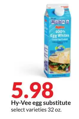 Hy-Vee Hy-Vee egg substitute offer