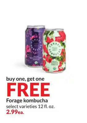 Hy-Vee Forage kombucha offer