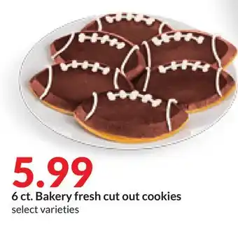 Hy-Vee 6 ct. Bakery fresh cut out cookies offer