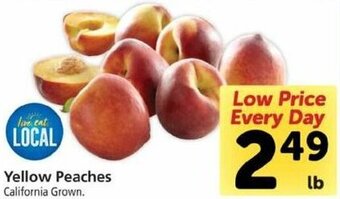Safeway Yellow Peaches offer