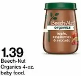 Target Beech-Nut Organics 4 oz Baby Food offer
