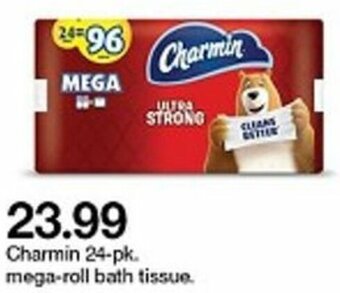Target Charmin Mega-Roll Bath Tissue offer