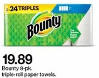 Target Bounty Triple-Roll Paper Towels offer