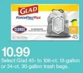 Target Glad Trash Bags offer