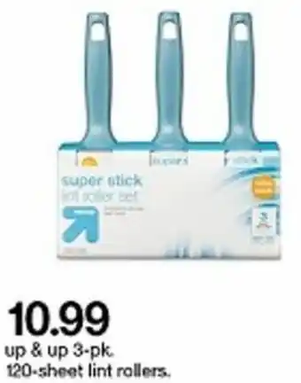 Target Up & Up 120-Sheet Lint Rollers offer