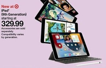 Target iPad (9th Generation) offer