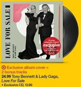 Target Tony Bennett & Lady Gaga, Love For Sale offer