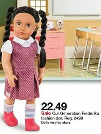 Target Our Generation Frederika Fashion Doll offer