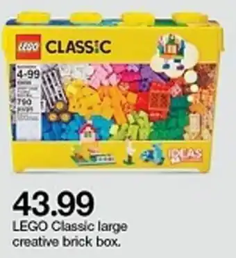 Target Lego Classic Large Creative Brick Box offer
