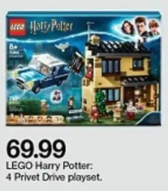 Target Lego Harry Potter 4 Privet Drive Playset offer