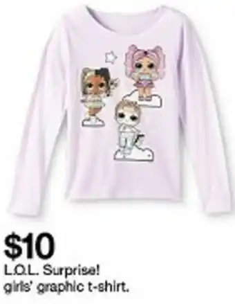 Target L.O.L Surprise Girls Graphic T-Shirt offer