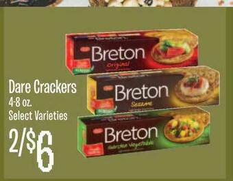 Jewel-Osco Dare Crackers offer