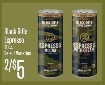 Jewel-Osco Black Rifle Espresso offer