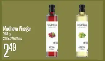 Jewel-Osco Madhava Vinegar offer