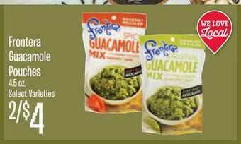 Jewel-Osco Frontera Guacamole Pouches offer