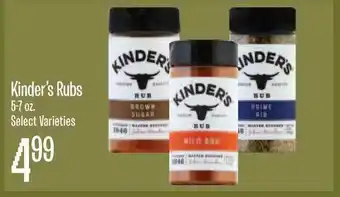 Jewel-Osco Kinder's Rubs offer