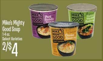 Jewel-Osco Mike's Mighty Good Soup offer