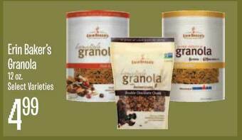 Jewel-Osco Erin Baker's Granola offer