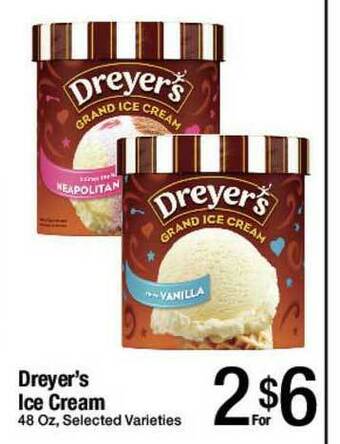 Jons International Dreyer's Ice Cream offer