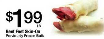 Jons International Beef Feet Skin-On offer