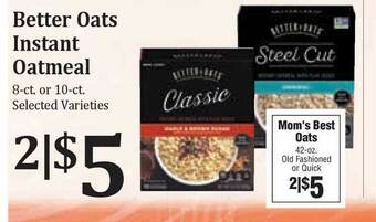 Rosauers Better Oats Instant Oatmeal offer