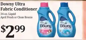 Rosauers Downy Ultra Fabric Conditioner Liquid April Fresh Or Clean Breeze offer