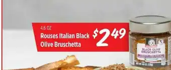Rouses Rouses Italian Black Olive Bruschetta offer