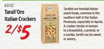 Rouses Tarall'oro Italian Crackers offer