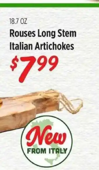 Rouses Rouses Long Stem Italian Artichokes offer