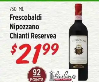 Rouses Frescobaldi Nipozzano Chianti Reservea offer