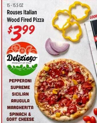 Rouses Rouses Italian Wood Fired Pizza offer