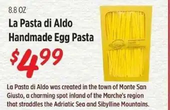 Rouses La Pasta Di Aldo Handmade Egg Pasta offer
