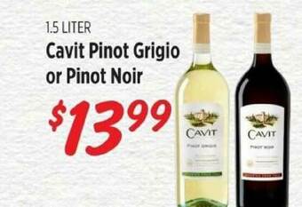 Rouses Cavit Pinot Grigio Or Pinot Noir offer