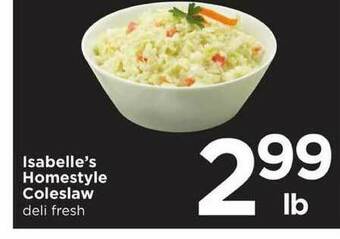 SHOPPERS Isabelle's Homestyle Coleslaw offer