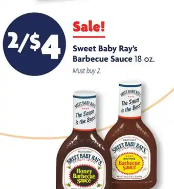 Family Dollar Sweet Baby Ray's Barbecue Sauce offer