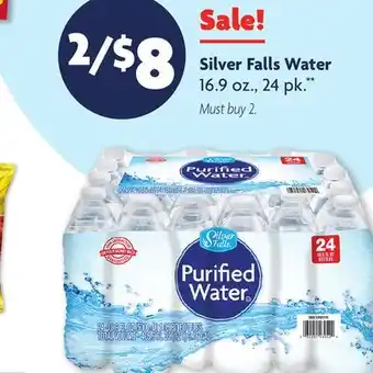 Family Dollar Silver Falls Water offer